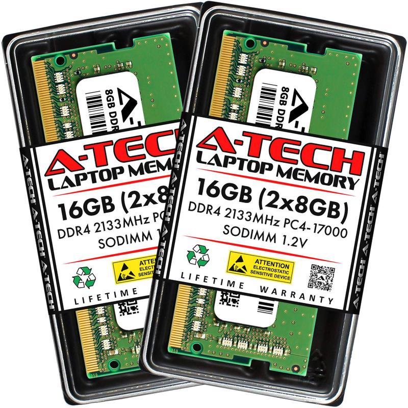 Memória RAM: Notebook A-Tech de 16 GB (2x8 GB) DDR4 2133 MHz