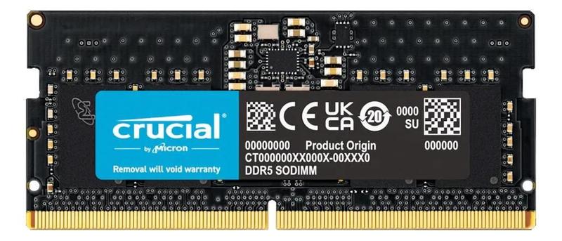Memoria Crucial 32gb Ddr5 4800 Mhz Ct32g48c40u5 em Promoção no