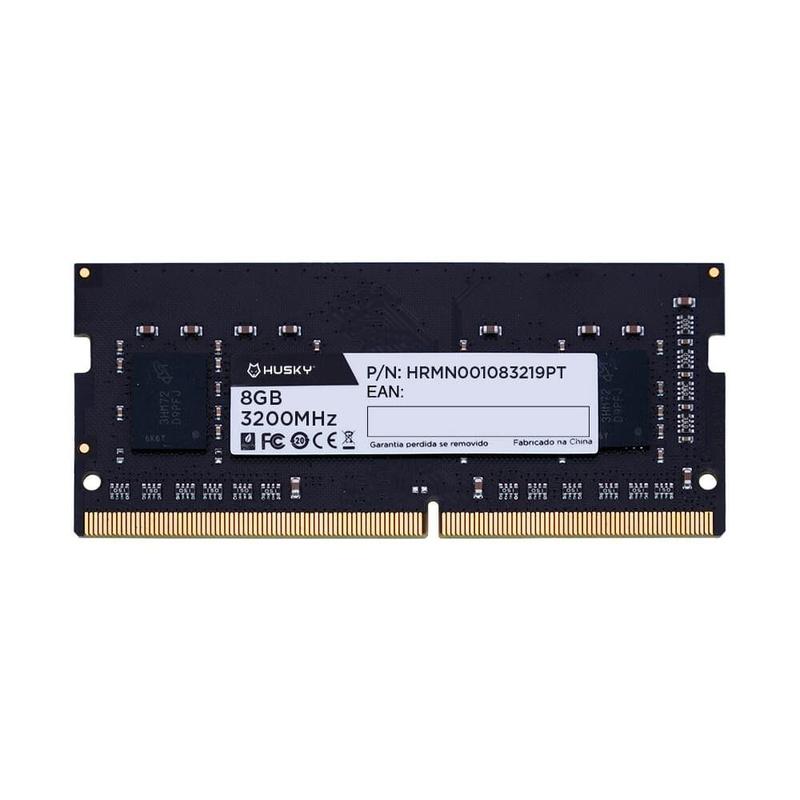 Memória RAM para Notebook Husky, 8GB, 3200MHz, DDR4, CL19