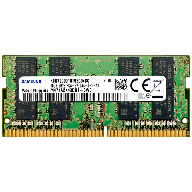 Memória RAM Samsung 16 GB DDR4 3200 MHz SO-DIMM para notebook