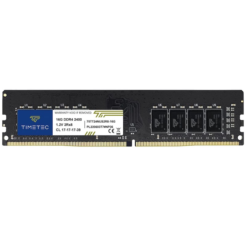 Memória RAM Timetec 16 GB DDR4 2400 MHz PC4-19200 UDIMM - Memória
