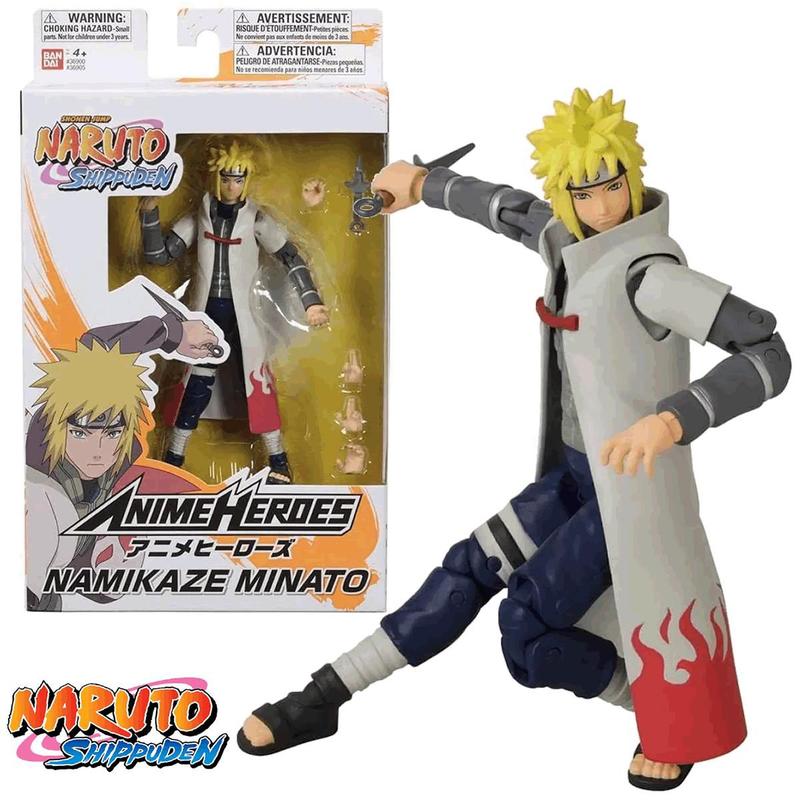 Minato Yondaime Hokage Boneco Naruto Shippuden Articulado - Fun