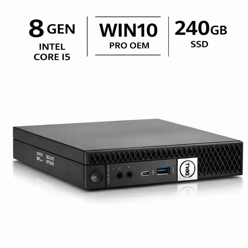 Mini Desktop Dell i5 8 Gen 8GB DDR4 256GB Win 10 Pro!!! - Original
