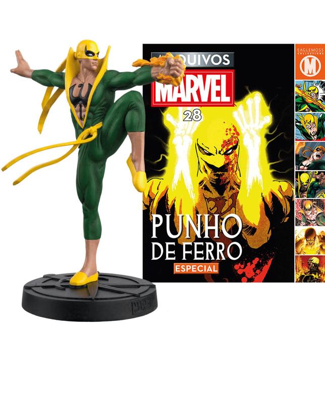 Miniatura Coleção Marvel Especial Factfiles Punho De Ferro Edição