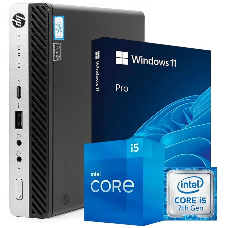 Minipc Hp Elitedesk G3 I5 Setima Geracao 16gb-ddr4 M2-256 Gb Wifi