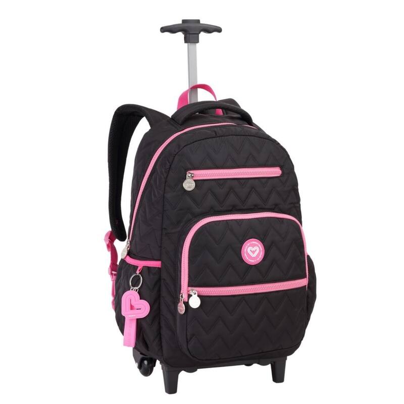 Mochila De Rodas 360º Metalizada Para Notebook