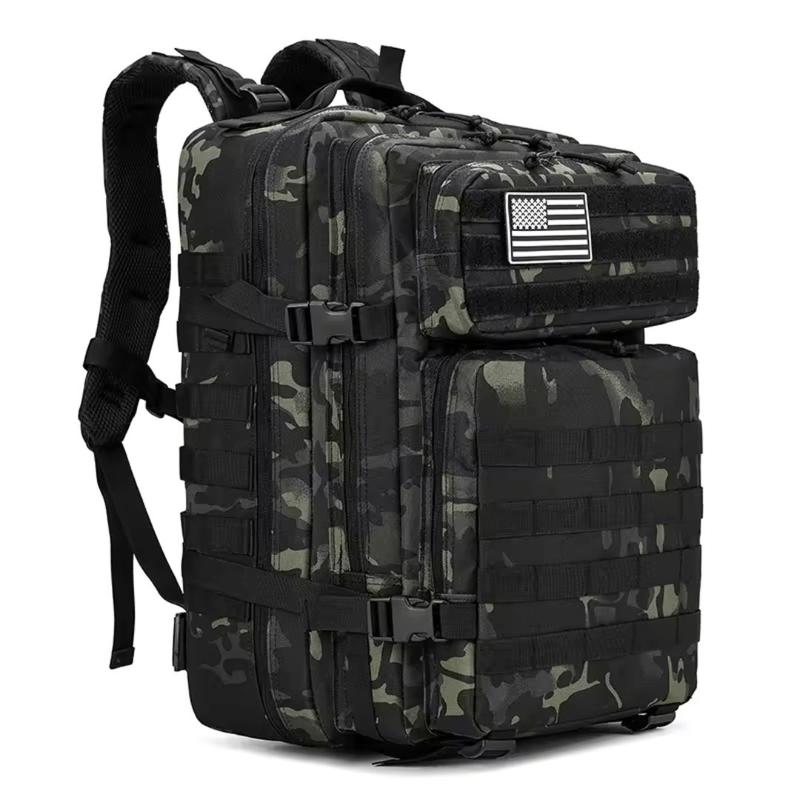 Mochila Tática Camping Militar 50 Litros Resistente A Água