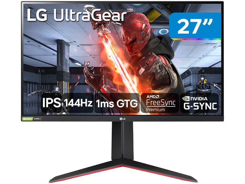 LG UltraGear 27インチ モニター 144Hz IPS Monitor Gamer LG UltraGear 27