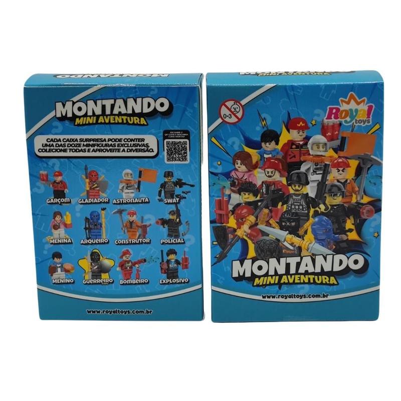 Montando Mini Aventura - Lego (Caixa com 24 Unidades) - Royal Toys