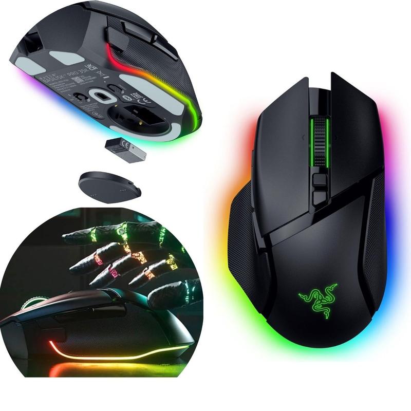RAZER BASILISK V3 PRO　オマケ付き Mouse Gamer Razer Basilisk V3 Pro Sem Fio Wireless RGB 30000 DPI