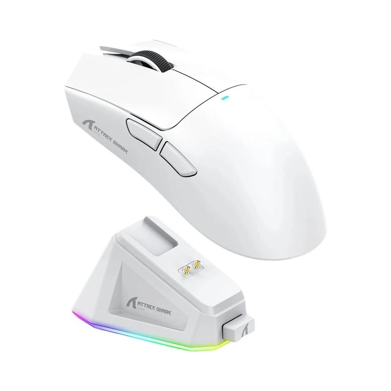 Mouse Gamer Sem Fio Leve Attack Shark R1 X11 18K DPI PAW3311 Tri-Mode Bluetooth...