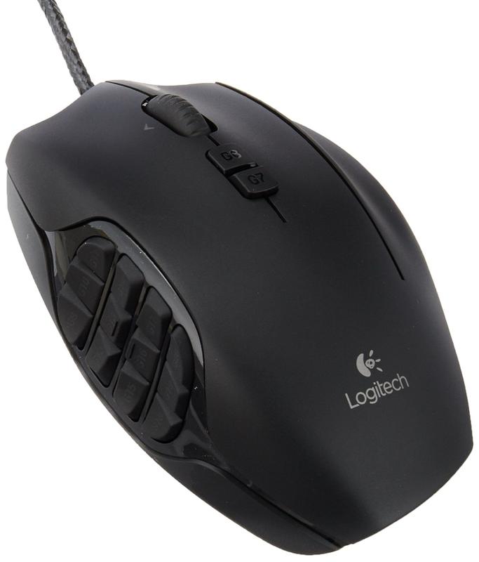 Mouse para jogos Logitech G600 MMO USB Laser com iluminação RGB