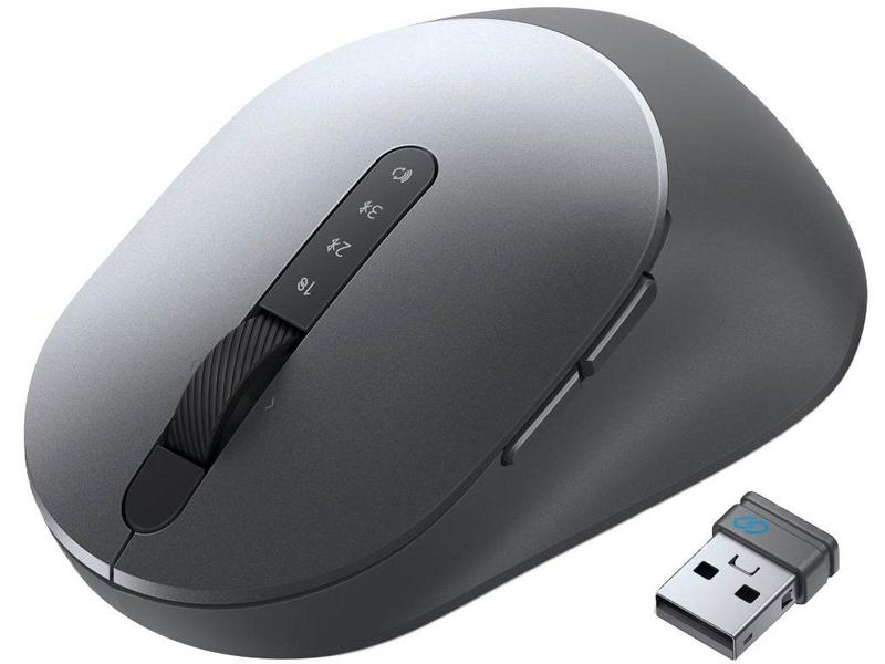 Mouse Sem Fio Dell, Bluetooth, 1600 DPI, 7 Botões, Cinza Titã