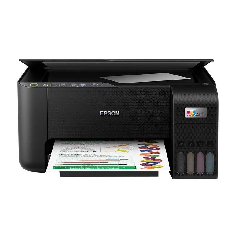 Multifuncional Epson L3250, Ecotank Jato de Tinta, Wi-Fi, Preto, Bivolt