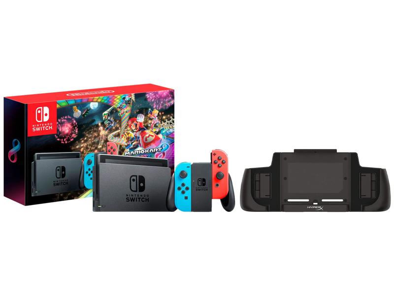 Nintendo Switch Mario Kart 8 Deluxe 32GB - 6.2” + Bateria para