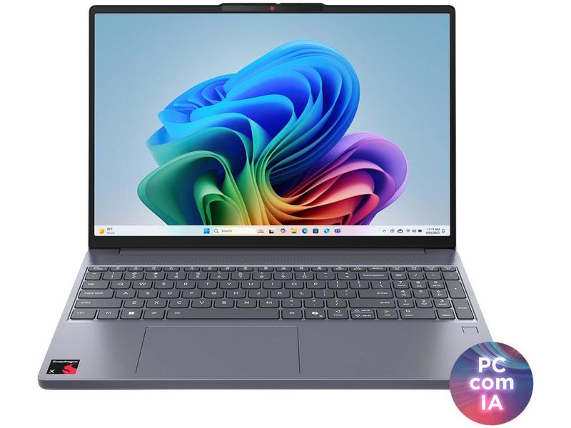 Notebook Lenovo IdeaPad Slim3 Snapdragon X 16GB RAM 512GB SSD 15,3