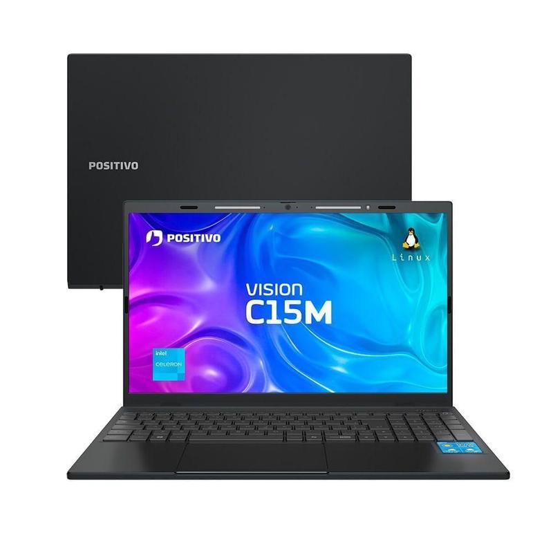 Notebook Positivo Vision C15M Intel Celeron N4500 Linux 8GB RAM