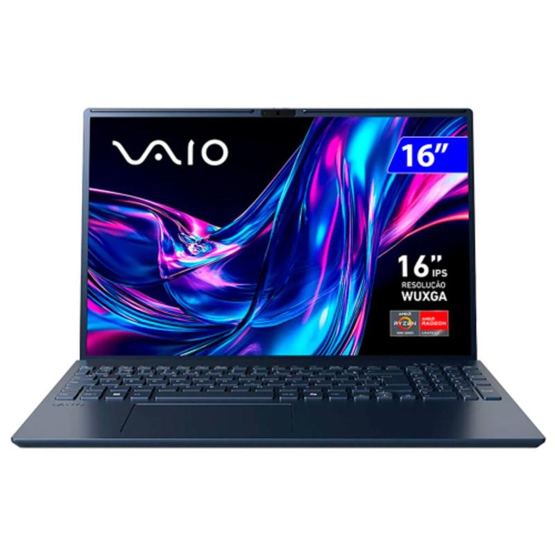 Notebook Vaio 16P R5-5625U 16GB SSD512GB Linux - 3344395 Cinza