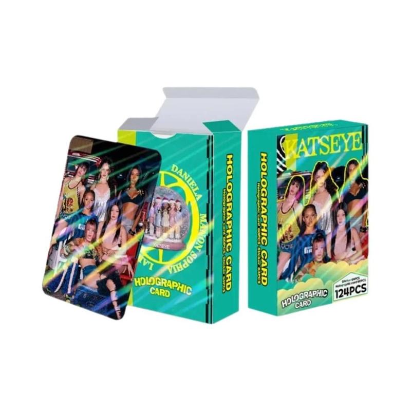 Novo Álbum Kpop Idol KATSEYE: Conjunto De 124 Photocards Laser HD