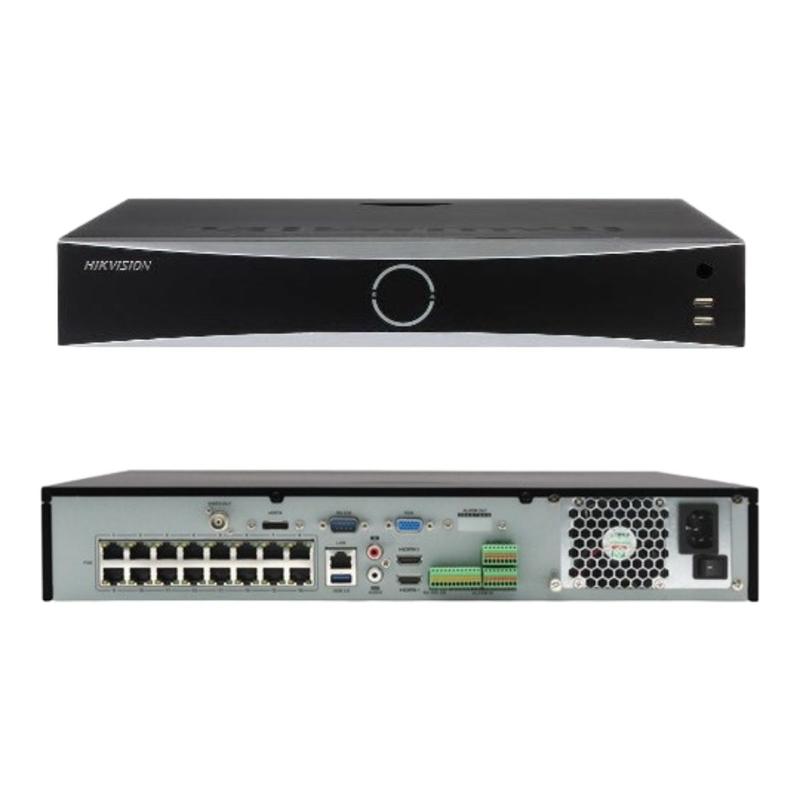 NVR 32 Canais Hikvision Poe DS-7732NXI-K4/16P - Gravador de Vídeo