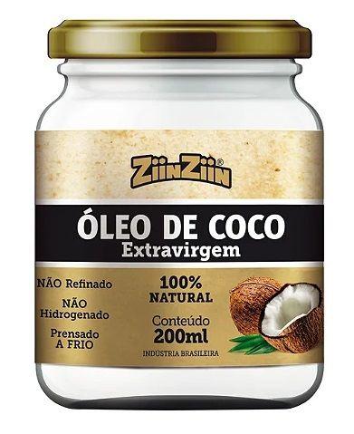 coco様 Óleo De Coco Extra Virgem 200ml Prensado A Frio - ZiinZiin - Óleo