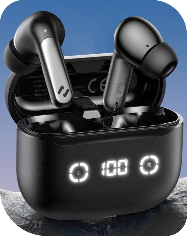 Os fones de ouvido sem fio têm NC01T Hybrid ANC Bluetooth 40h