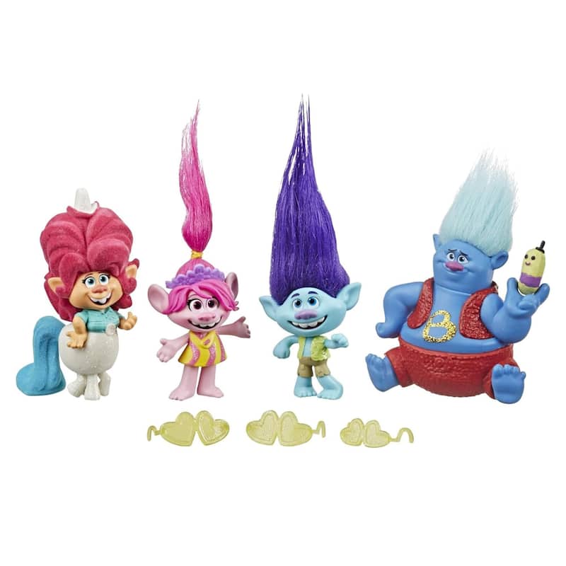 Pacote turístico Toy DreamWorks TROLLS Lonesome Flats com 5