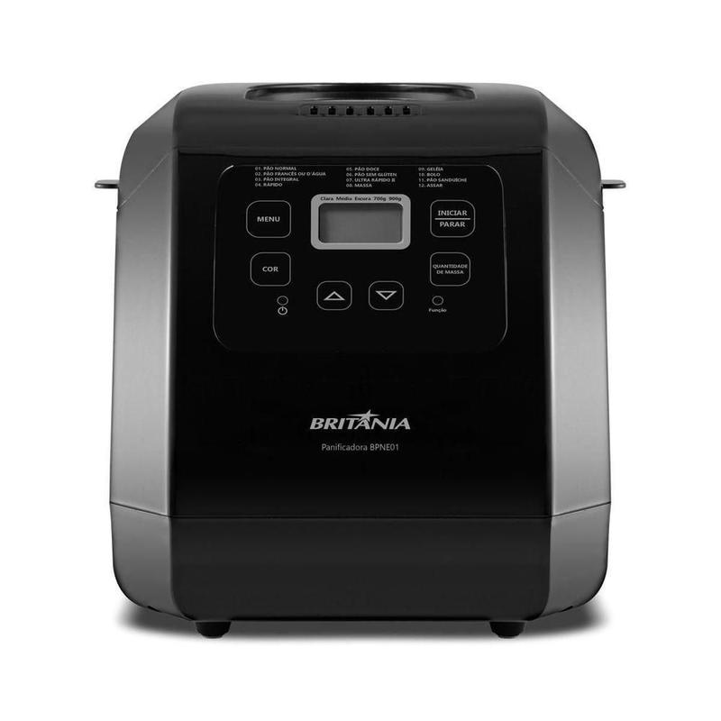 Panificadora Britânia Digital 12 Programas 3L BPNE01 110V