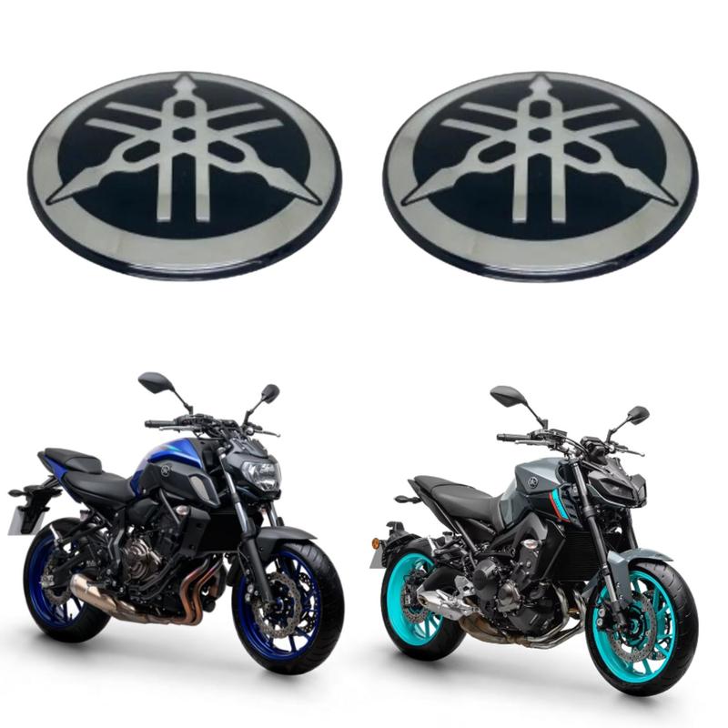 Par emblema lateral tanque mt07 mt09 tracer 900 2018 2019 2020