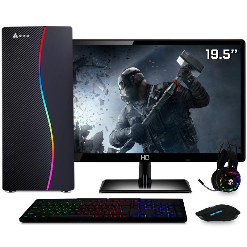 PC Gamer Completo Intel Core i5 8GB Nvidia Geforce GT HD 500GB