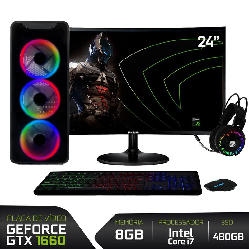 PC Gamer Completo Monitor 24