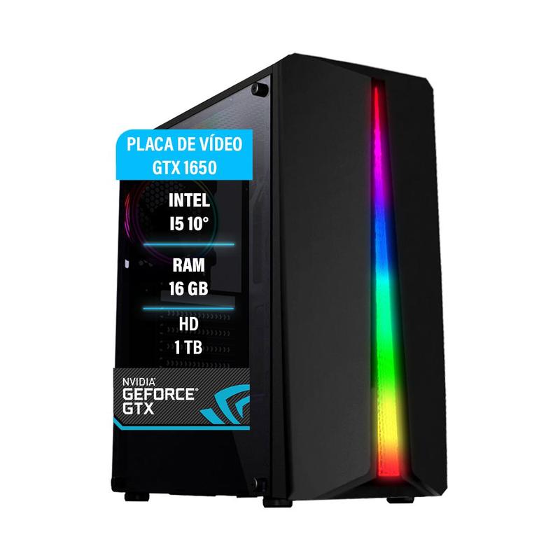 【メモリ増設済】ゲーミングPC i5-10400F GTX1650SP Pc Gamer i5 10400F 16Gb DDR4 GTX 1650 4GB HD 1TB SSD 480GB