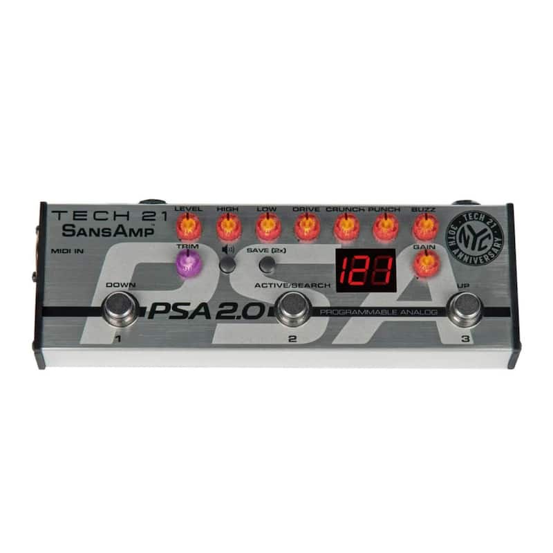 Pedal Pré-Amplificador Programável Tech 21 SansAmp PSA 2.0 para