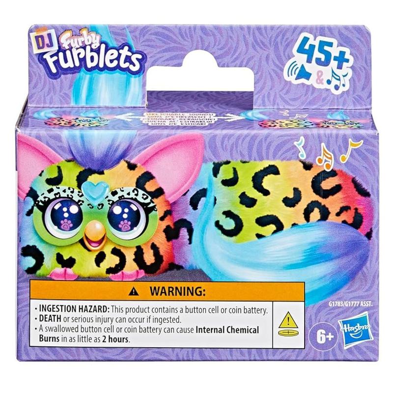Pelúcia Furby Furblets Dj Rain-Bow-Cat Hasbro G1777 - Pelúcia