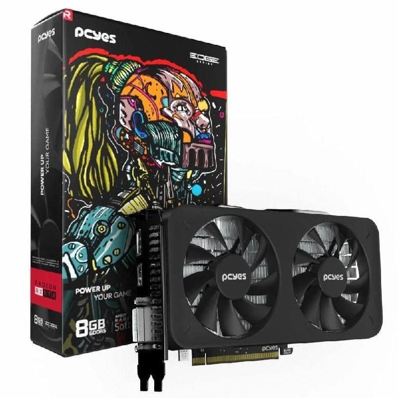 Placa De Video Pcyes 8Gb Rx570 256Bits Gddr5 Projeto Edge Pvex5708Gb2F