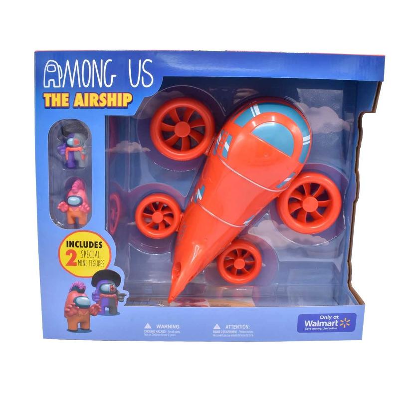 Playset Just Toys Among Us Airship 25 cm com 2 minibonecos - Just