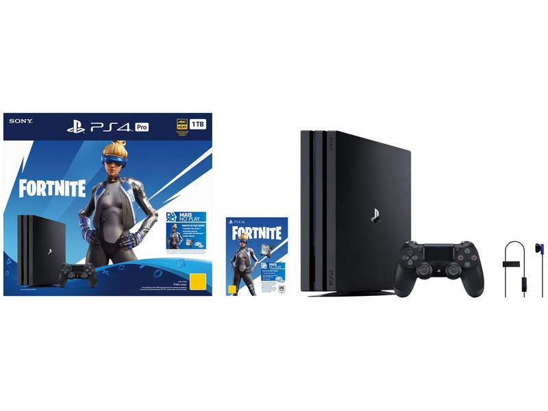 Playstation 4 Pro 1TB 1 Controle Sony - com 1 Jogo - Outros Games