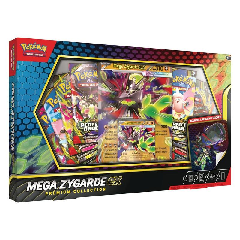 Pokémon Box Premium Collection Mega Zygarde ex EN - Deck de Cartas