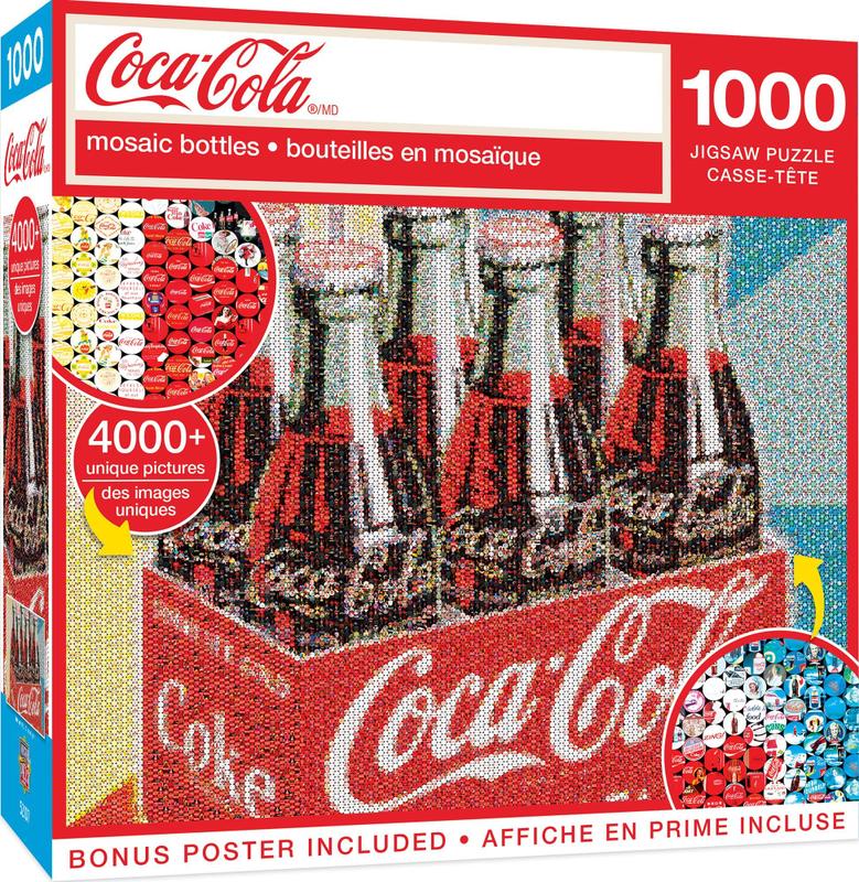 Quebra-Cabeça Coca-Cola Photomosaic 1000 Peças - Edição Obras