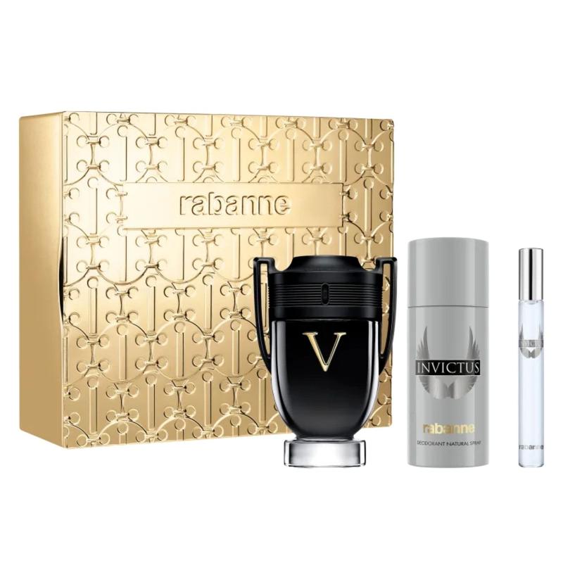 Rabanne kit invictus victory edp (3 produtos) - PACO RABANNE - Kit