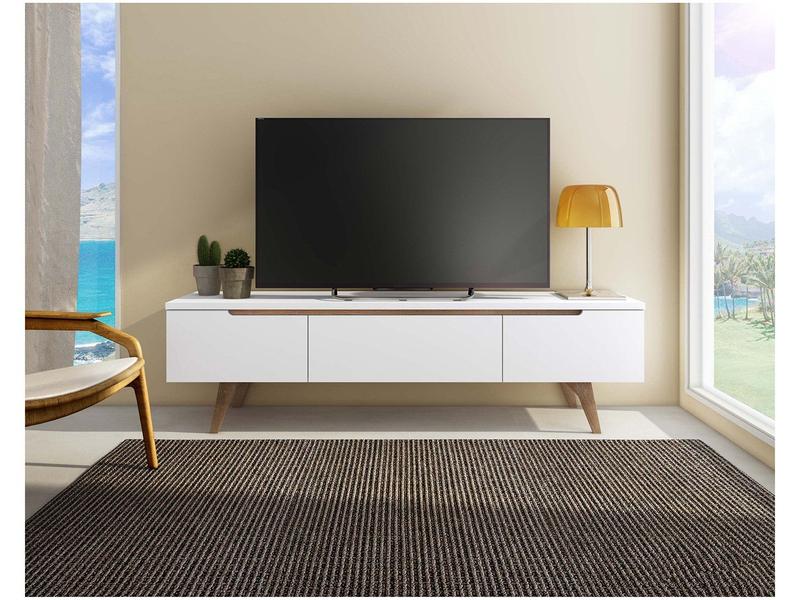 Rack para TV até 75 Polegadas Madesa Reims 2 Portas 1 Gaveta