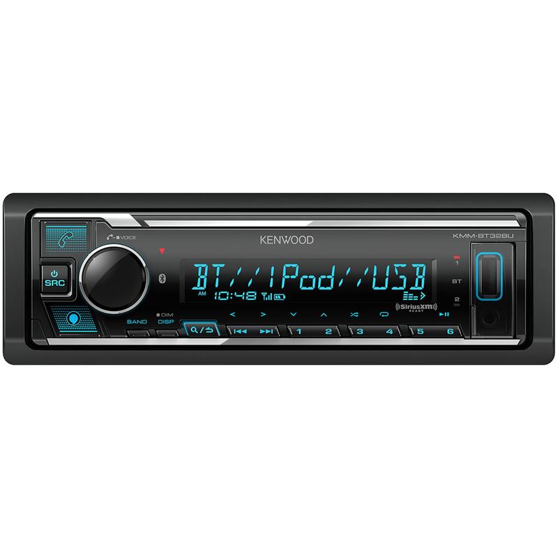 Rádio Estéreo para Carro Kenwood KMM-BT328U - Bluetooth, USB, AM