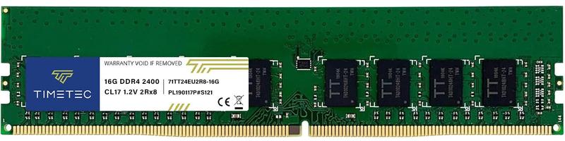 RAM Timetec 16 GB DDR4 2400 Mhz 1,2 V ECC sem buffer para Synology