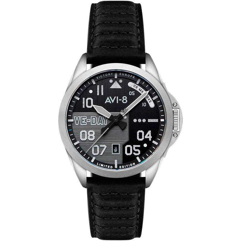 Relógio AVI-8 Patriot Automatic VE-DAY Victory Shadow AV-4082-03
