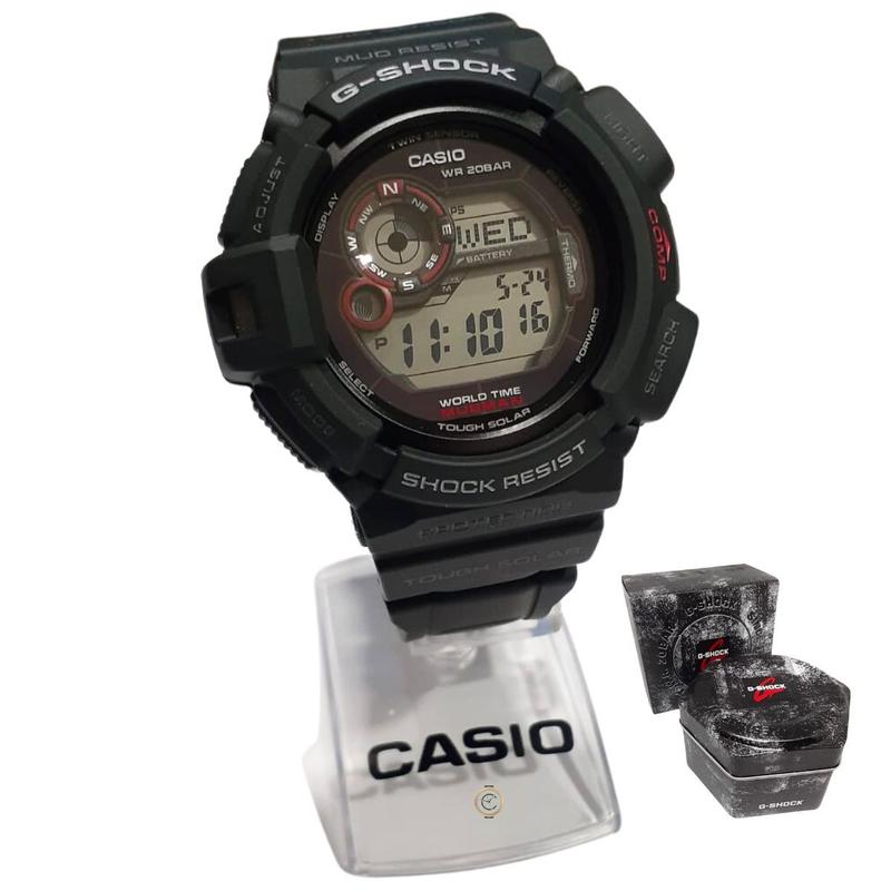 Relógio Casio Masculino G Shock Solar Mudman G-9300-1DR - Relógio