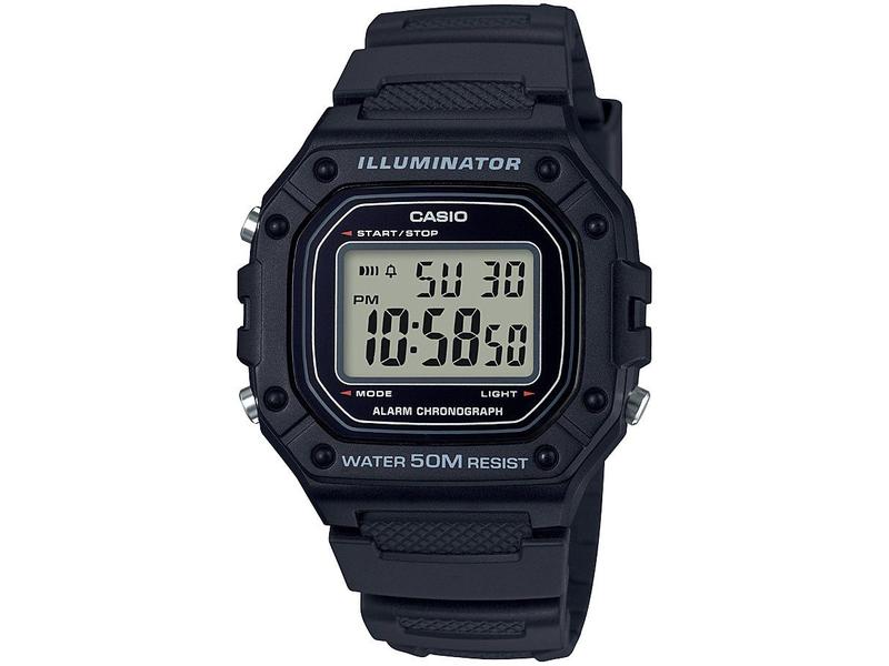 Relógio Casio W-218H-1AVDF Alarme Cronômetro - Relógio Masculino