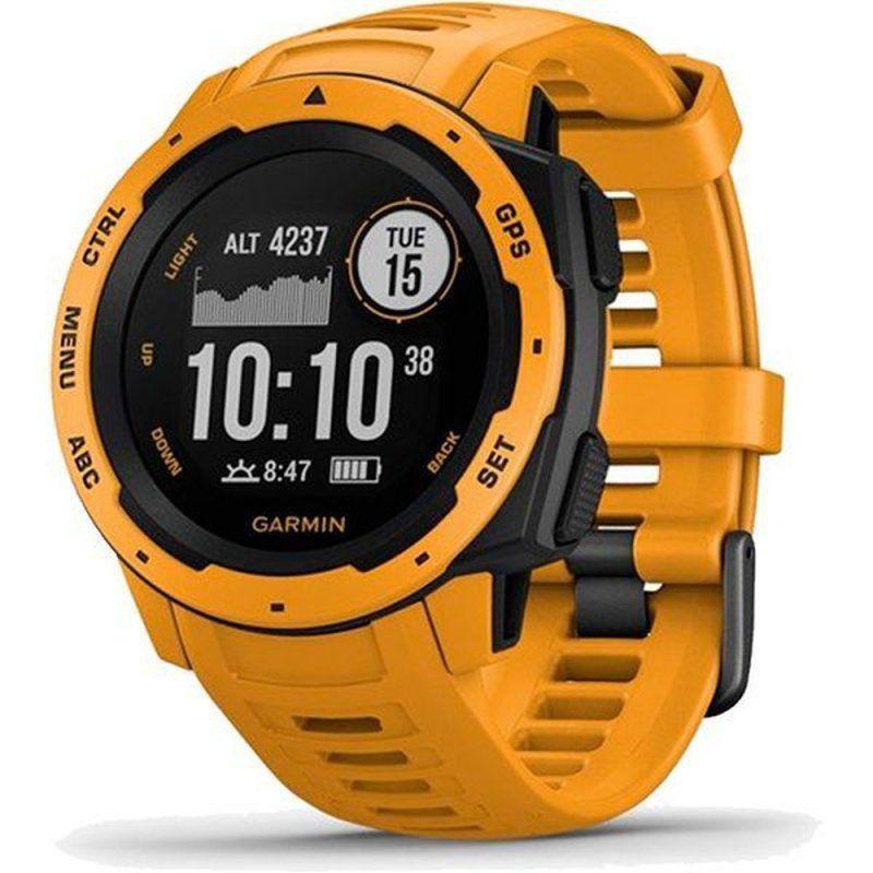 Relógio Multiesportivo Garmin Instinct Amarelo Com Monitor