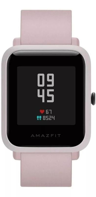 Relogio Smartwatch BIP S Rosa GPS Tela 1 28