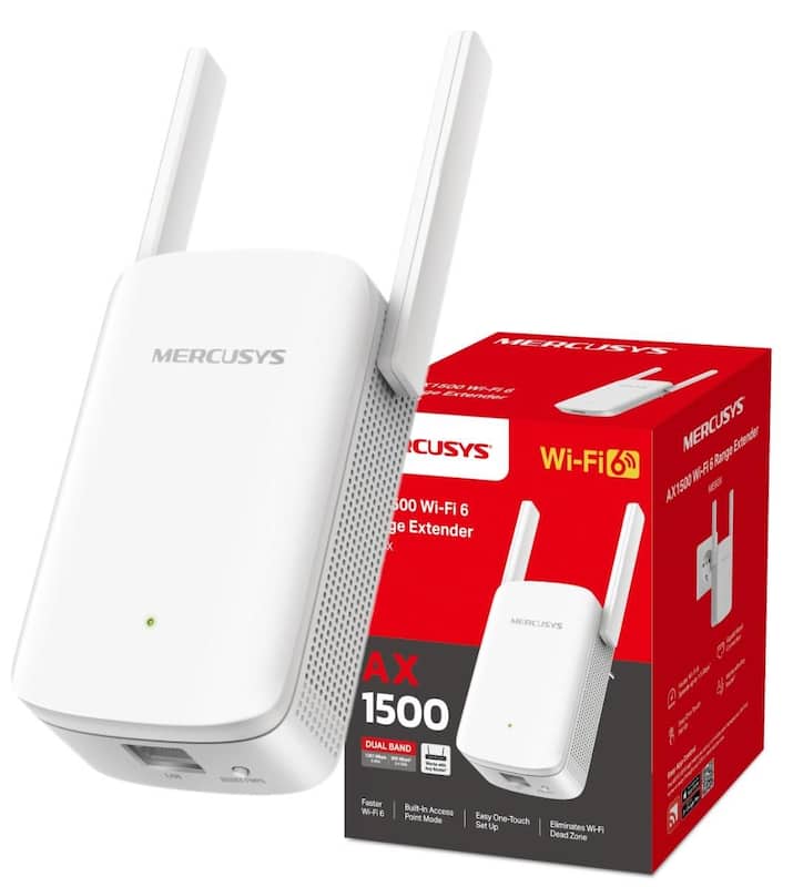 Repetidor De Sinal Mercusys Me60x Wi-fi 6 Dual Band Ax1500
