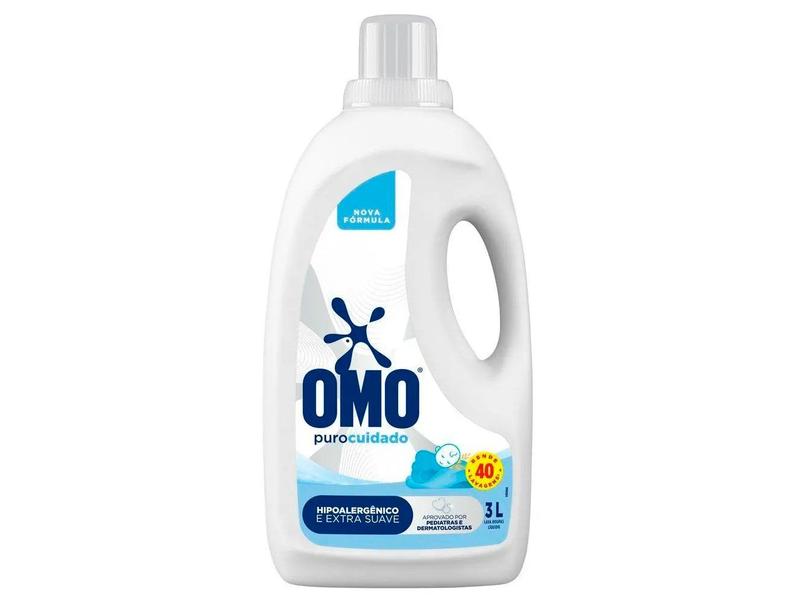 Sabão Líquido Omo Puro Cuidado 3L